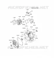 CULASSE/CARTER MOTEUR pour Kawasaki FJ MOTORS