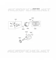 PISTON/VILEBREQUIN pour Kawasaki FJ MOTORS