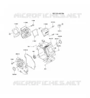 CULASSE/CARTER MOTEUR pour Kawasaki FJ MOTORS
