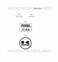 LABEL pour Kawasaki FJ MOTORS