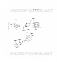 PISTON/VILEBREQUIN pour Kawasaki FJ MOTORS