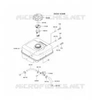 RESERVOIR CARBURANT/ROBINET pour Kawasaki FJ MOTORS