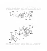 CULASSE/CARTER MOTEUR pour Kawasaki FJ MOTORS