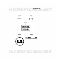 LABEL pour Kawasaki FJ MOTORS