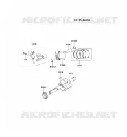PISTON/VILEBREQUIN pour Kawasaki FJ MOTORS