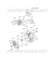 CULASSE/CARTER MOTEUR pour Kawasaki FJ MOTORS