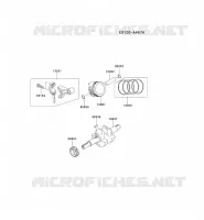 PISTON/VILEBREQUIN pour Kawasaki FJ MOTORS