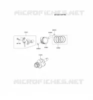 PISTON/VILEBREQUIN pour Kawasaki FJ MOTORS