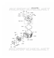 CULASSE/CARTER MOTEUR pour Kawasaki FJ MOTORS
