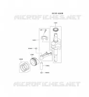 PISTON/VILEBREQUIN pour Kawasaki FJ MOTORS