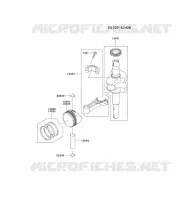PISTON/VILEBREQUIN pour Kawasaki FJ MOTORS