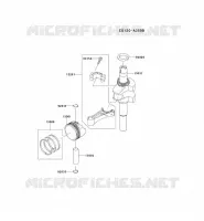 PISTON/VILEBREQUIN pour Kawasaki FJ MOTORS
