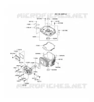 CULASSE/CARTER MOTEUR pour Kawasaki FJ MOTORS