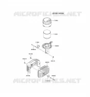 FILTRE &Agrave; AIR/POT D'&Egrave;CHAPPEMENT pour Kawasaki FJ MOTORS