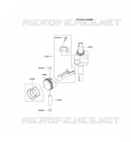 PISTON/VILEBREQUIN pour Kawasaki FJ MOTORS