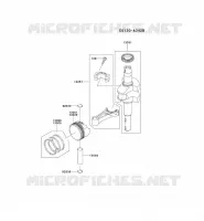 PISTON/VILEBREQUIN pour Kawasaki FJ MOTORS