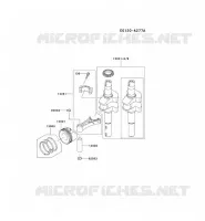 PISTON/VILEBREQUIN pour Kawasaki FJ MOTORS