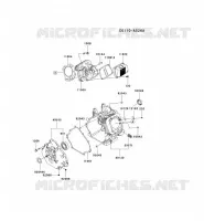 CULASSE/CARTER MOTEUR pour Kawasaki FJ MOTORS