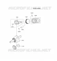 PISTON/VILEBREQUIN pour Kawasaki FJ MOTORS
