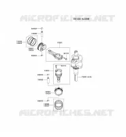PISTON/VILEBREQUIN pour Kawasaki FR MOTORS