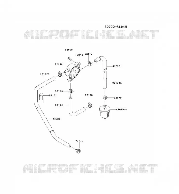 RESERVOIR CARBURANT/ROBINET Kawasaki Petits Moteurs FR FR651V FR MOTORS  FR651V-AS16