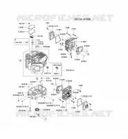 CULASSE/CARTER MOTEUR pour Kawasaki FR MOTORS