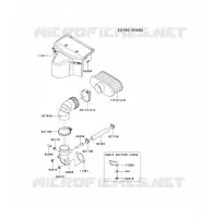 FILTRE &Agrave; AIR/POT D'&Egrave;CHAPPEMENT pour Kawasaki FR MOTORS