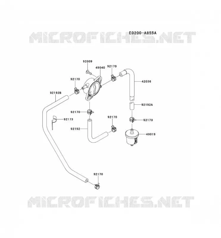 RESERVOIR CARBURANT/ROBINET Kawasaki Petits Moteurs FR FR651V FR MOTORS  FR651V-AS27