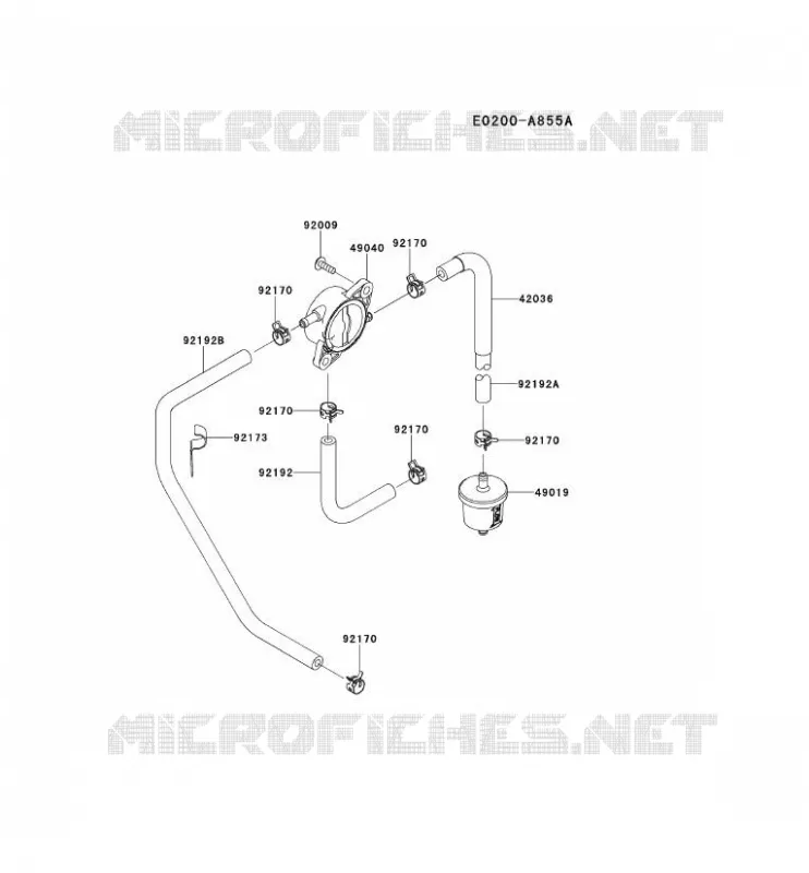 RESERVOIR CARBURANT/ROBINET Kawasaki Petits Moteurs FR FR651V FR MOTORS  FR651V-AS29