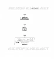 LABEL pour Kawasaki FR MOTORS