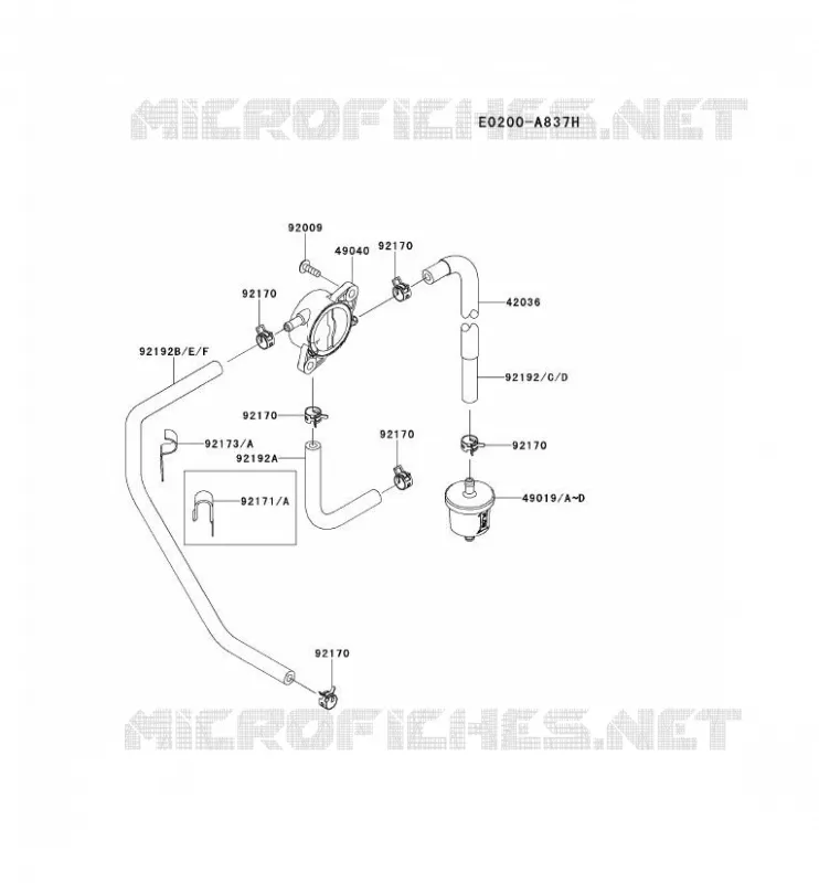 RESERVOIR CARBURANT/ROBINET Kawasaki Petits Moteurs FR FR651V FR MOTORS  FR651V-AS50