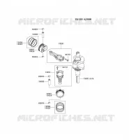 PISTON/VILEBREQUIN pour Kawasaki FR MOTORS