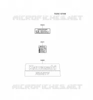 LABEL pour Kawasaki FR MOTORS