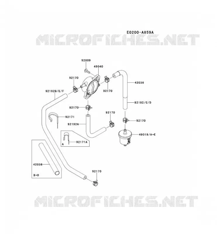 RESERVOIR CARBURANT/ROBINET Kawasaki Petits Moteurs FR FR651V FR MOTORS  FR651V-CS05