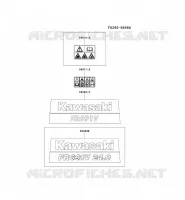 LABEL pour Kawasaki FR MOTORS