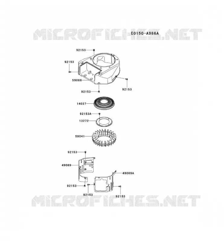 REFROIDISSEMENT Kawasaki Petits Moteurs FS FS481V FS MOTORS  FS481V-AS11