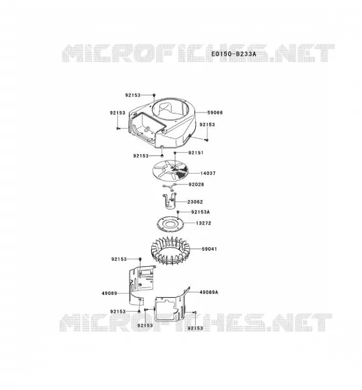 REFROIDISSEMENT Kawasaki Petits Moteurs FS FS481V FS MOTORS  FS481V-AS58