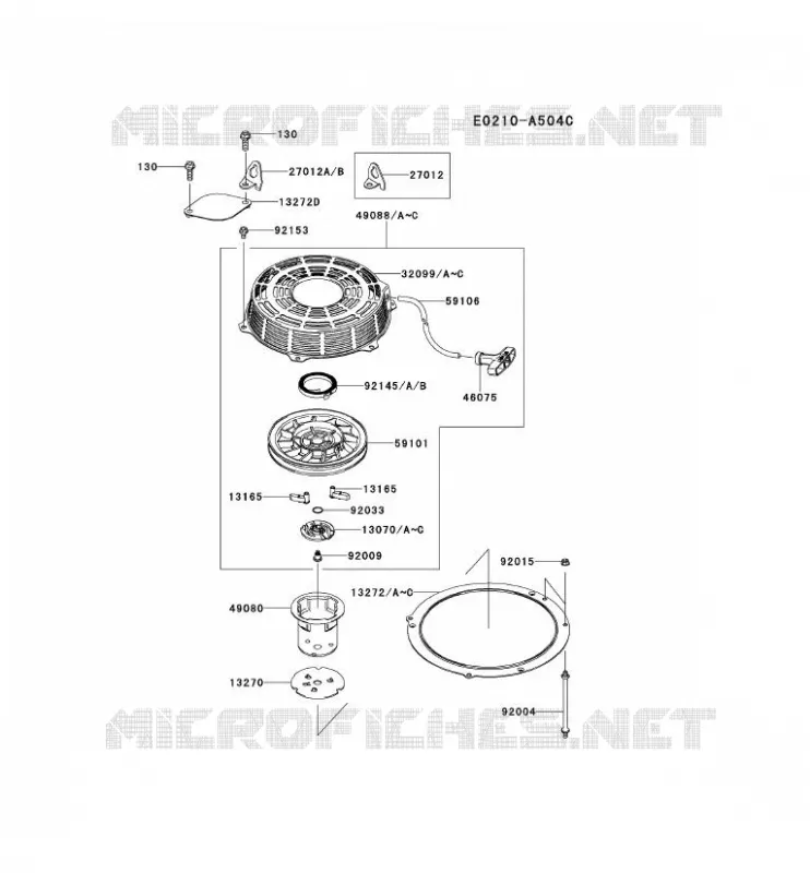 D&Eacute;MARREUR Kawasaki Petits Moteurs FS FS481V FS MOTORS  FS481V-BS01