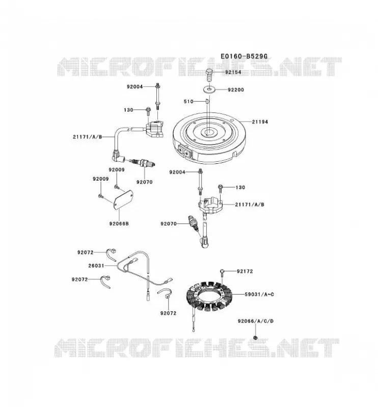 &Eacute;QUIPEMENT ELECTRIQUE Kawasaki Petits Moteurs FS FS481V FS MOTORS  FS481V-BS23