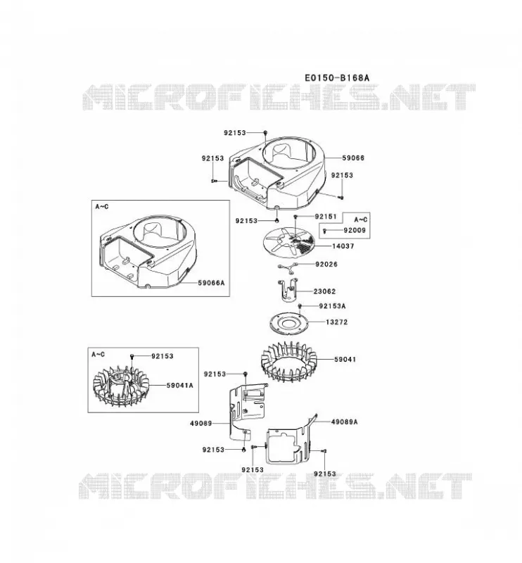 REFROIDISSEMENT Kawasaki Petits Moteurs FS FS481V FS MOTORS  FS481V-BS51