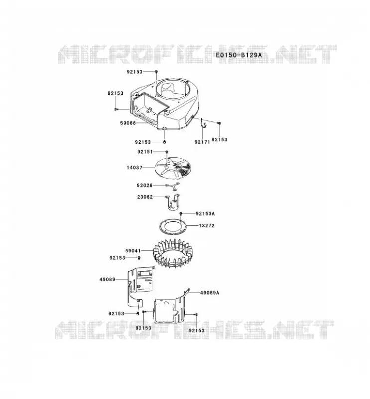 REFROIDISSEMENT Kawasaki Petits Moteurs FS FS481V FS MOTORS  FS481V-BS53