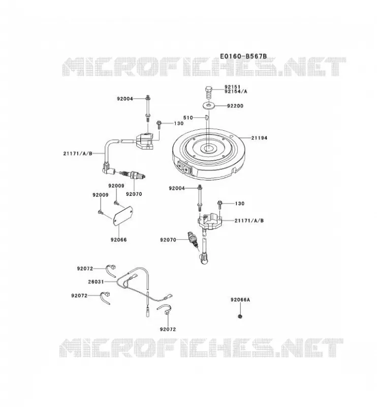 &Eacute;QUIPEMENT ELECTRIQUE Kawasaki Petits Moteurs FS FS481V FS MOTORS  FS481V-CS05