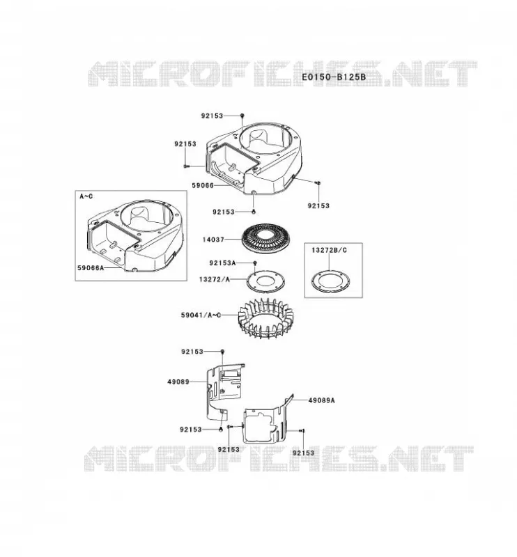 REFROIDISSEMENT Kawasaki Petits Moteurs FS FS481V FS MOTORS  FS481V-CS06