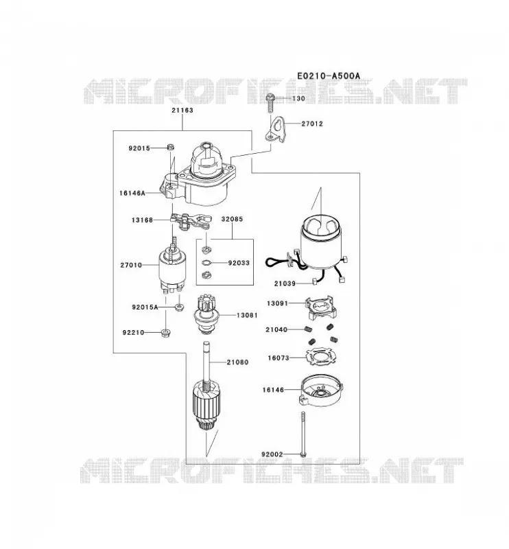 D&Eacute;MARREUR Kawasaki Petits Moteurs FS FS481V FS MOTORS  FS481V-CS15