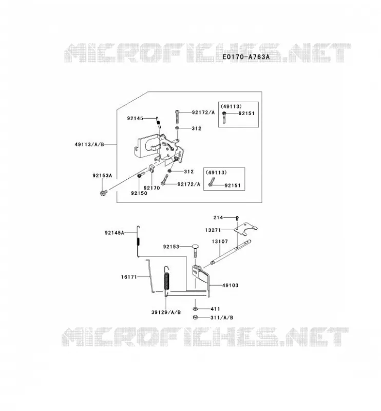 EQUIPEMENT DE CONTROLE Kawasaki Petits Moteurs FS FS481V FS MOTORS  FS481V-CS18