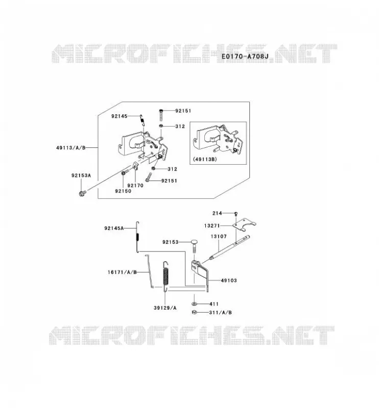 EQUIPEMENT DE CONTROLE Kawasaki Petits Moteurs FS FS481V FS MOTORS  FS481V-CS50