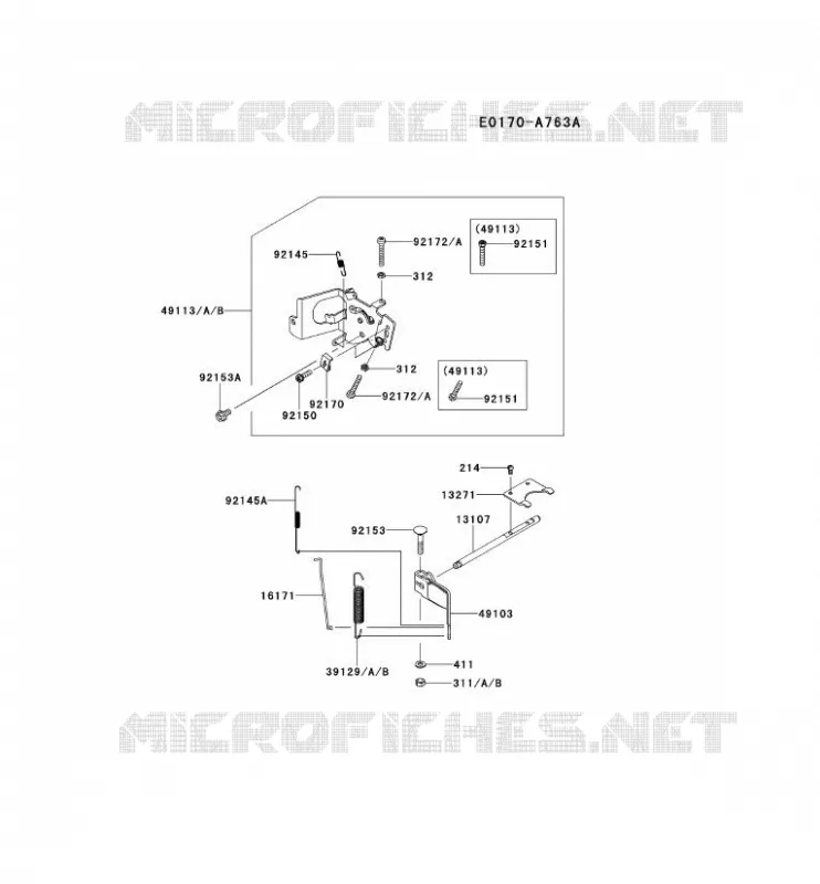 EQUIPEMENT DE CONTROLE Kawasaki Petits Moteurs FS FS481V FS MOTORS  FS481V-DS18