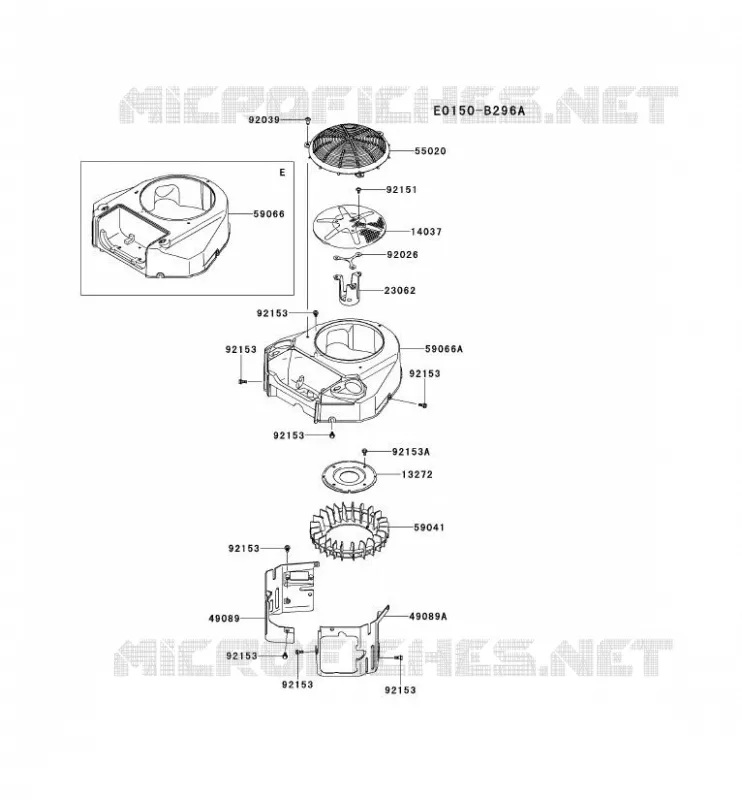 REFROIDISSEMENT Kawasaki Petits Moteurs FS FS481V FS MOTORS  FS481V-ES15