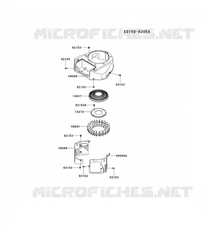 REFROIDISSEMENT Kawasaki Petits Moteurs FS FS481V FS MOTORS  FS481V-FS18