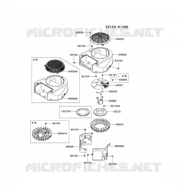 REFROIDISSEMENT Kawasaki Petits Moteurs FS FS541V FS MOTORS  FS541V-AS00